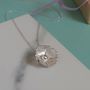 Handmade Silver Flower Necklace, thumbnail 3 of 5