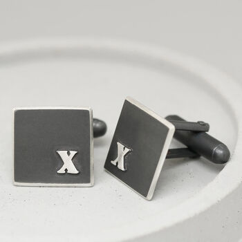 10th Anniversary Gift For Him. Roman Numeral Cufflinks, 9 of 10