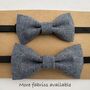 Matching Bow Ties, Father And Son Dickie Bow Tie Set, thumbnail 1 of 7
