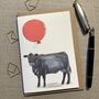 Personalised Cow Birthday Card, thumbnail 1 of 4