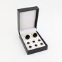 Six Tuxedo Studs And Pair Of Cufflinks For Dress Shirt, thumbnail 1 of 2