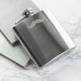 Personalised Moustache Hip Flask, thumbnail 2 of 8