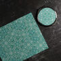 Turquoise Millefiori Compact Mirror And Lens Cloth Set, thumbnail 2 of 10
