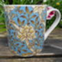 Jumbo Mug In Vintage William Morris Blue Chrysanthemum Design, thumbnail 1 of 7