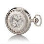 Numerals Skeleton Pocket Watch – Silver, thumbnail 4 of 5