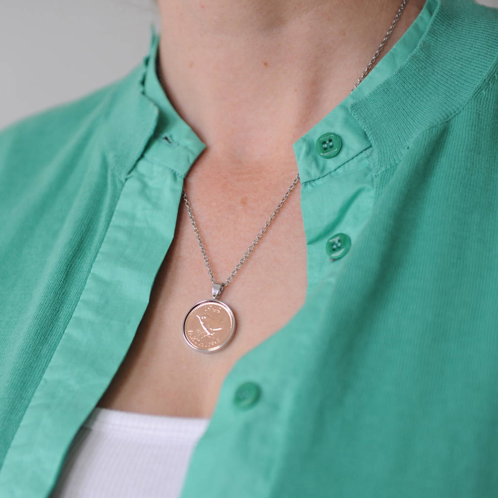 1942 80th Personalised Farthing Necklace, 1 of 10