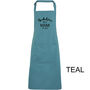 Personalised Embroidered Bib Apron With Pocket, thumbnail 6 of 12