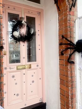 Halloween Spiderweb Wall Stickers, 4 of 8