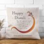 Personalised Diwali Om Symbol Cushion Cover, thumbnail 1 of 3