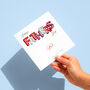 Red Balloons Father's Day Card, thumbnail 1 of 6