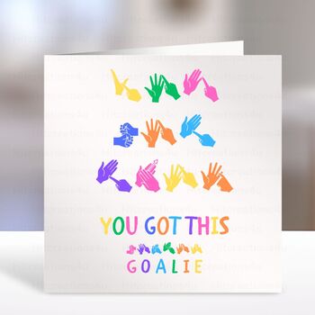 You Got This Bsl Card Good Luck, Wellness , Positivity, 2 of 3