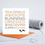 Personalised Card For Running Fitness Lovers, thumbnail 1 of 2