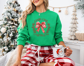 Candy Cane Christmas Club Sweatshirt, 9 of 11