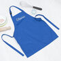 Personalised Children's Blue Waterproof Apron, thumbnail 5 of 10