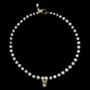 Marie Antoinette Pearl And Spinel Charm Necklace, thumbnail 3 of 4