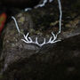 My Deer Antler Silvan 925 Sterling Silver Necklace, thumbnail 1 of 4