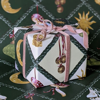 Christmas Gift Wrap Set Celestial Design, 7 of 12
