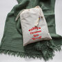 Cotton Muslin Throw Blanket, Wedding Gift Personalised, thumbnail 4 of 11