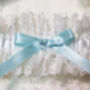 Satin And Lace Wedding Garter, thumbnail 2 of 3