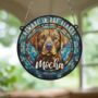 Labrador Chocolate Memorial Suncatcher, thumbnail 3 of 6