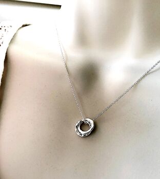 Sterling Silver Auntie Necklace, 2 of 4