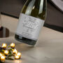 Personalised 25th Silver Wedding Anniversary Prosecco, thumbnail 3 of 4