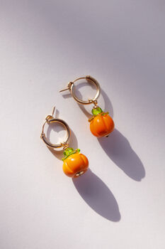 Pumpkin Earrings, 2 of 4