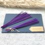 Natural Fresh Lavender Incense Sticks Hand Rolled, thumbnail 2 of 5