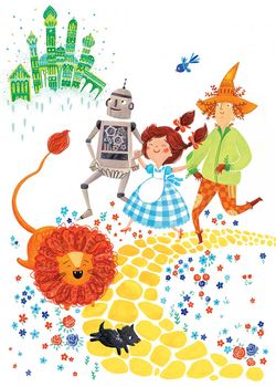 The Wonderful Wizard Of Oz Print, 3 of 3