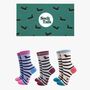 Winding Sausage Dogs Bamboo Socks Gift Set For Women, thumbnail 1 of 4