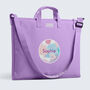 Personalised Painterly Design Kids Book Bag, thumbnail 4 of 9