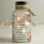 Personalised Floral LED Glass Jar, thumbnail 1 of 4
