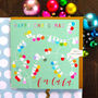 Christmas Lights Greetings Card, thumbnail 4 of 4