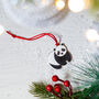 Panda Christmas Tree Decoration, thumbnail 1 of 3