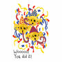 'Woo! You Did It!' Congratulations Card, thumbnail 2 of 2