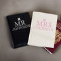 Personalised Mr And Mrs Passport Holder Set, thumbnail 1 of 2