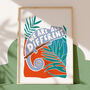'We Are All Different' Positive Chameleon Nursery Print, thumbnail 1 of 4