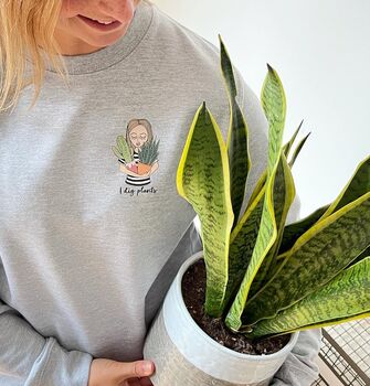Personalised Plant Mum Motif Sweatshirt, 2 of 5