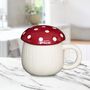 Mushroom Shaped Mug With Lid, thumbnail 1 of 6