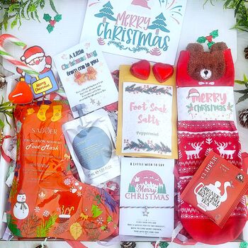 Chrismas Eve Pamper Hamper, Christmas Hug In A Box, 3 of 8