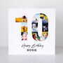 Personalised 10th Birthday Photo Collage Card, thumbnail 2 of 8