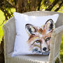 Inky Fox Outdoor Cushion For Garden Furniture, thumbnail 1 of 9