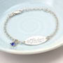 Girl's Sterling Silver Personalised Charm Bracelet, thumbnail 1 of 4