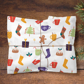 Christmas Animals Wrapping Paper Roll Or Folded, 3 of 3