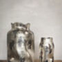 Zaria Antique Gold Hammered Recycled Glass Vases, thumbnail 8 of 8