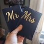 Personalised Mr And Mrs Coloured Leather Passport Set, thumbnail 3 of 11