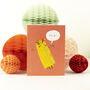 Mini Fajita Greetings Card, thumbnail 4 of 5