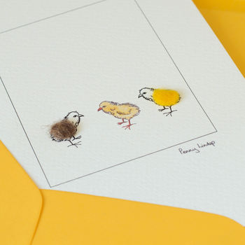 Fluffy Chicks Easter Card, 4 of 4