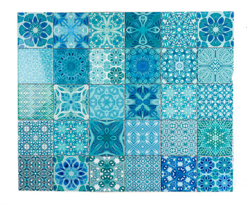 Mix And Match Ceramic Tiles Turquoise Mix, 2 of 12