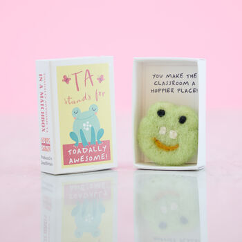 Toadally Awesome Teaching Assistant Gift In A Matchbox, 2 of 6